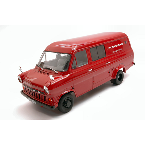 FORD TRANSIT MKI BOX WAGON PORSCHE RACING SERIES 1:18 Premium Classixx Auto Competizione Modellino