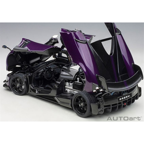 PAGANI HUAYRA BC 2016 VIOLET/CARBON 1:18 AutoArt Auto Stradali Modellino