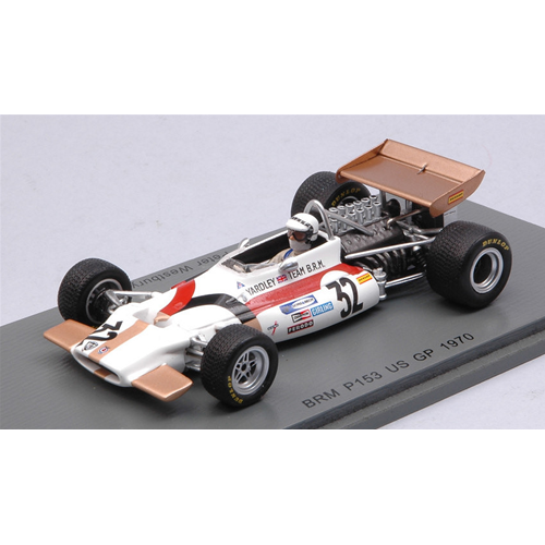 BRM P153 P.WESTBURY 1970 N.32 US GP 1:43 Spark Model Formula 1 Modellino