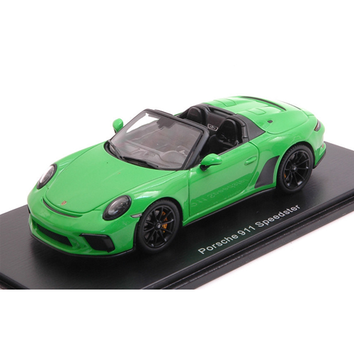 PORSCHE 911 SPEEDSTER 2019 GREEN 1:43 Spark Model Auto Stradali Modellino
