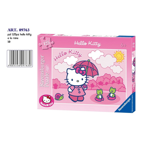 PUZZLE HELLO KITTY 125 Pezzi Ravensburger Puzzle Modellino