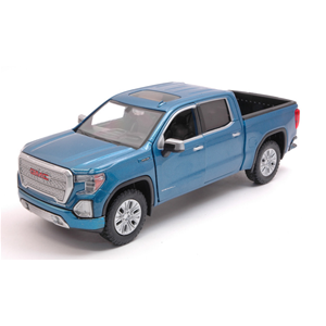 GMC SIERRA 1500 DENALI CREW CAB 2019 METALLIC BLUE 1:27 MotorMax Auto Stradali Modellino