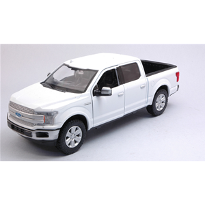 FORD F-150 LARIAT CREW CAB 2019 WHITE 1:27 MotorMax Auto Stradali Modellino