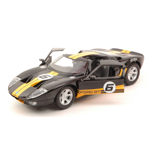 FORD GT CONCEPT RACING N.6 2005 YELLOW/BLACK 1:24 MotorMax Auto Competizione Modellino