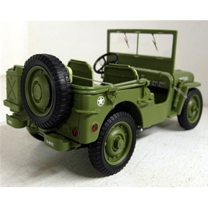 JEEP WILLYS 1944 MILITARY POLICE GREEN 1:18 Triple 9 Mezzi Militari Modellino