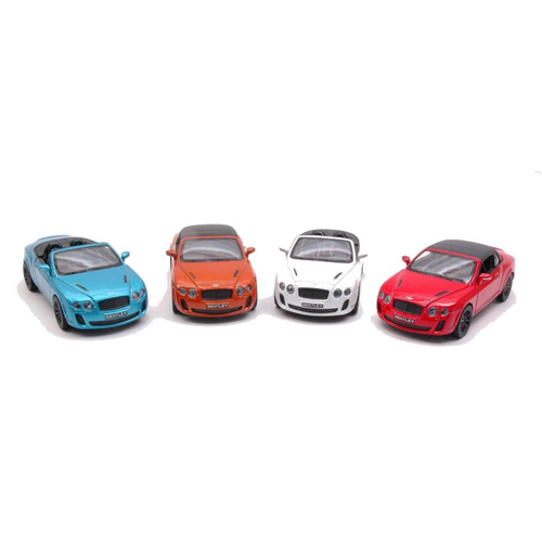 BENTLEY CONTINENTAL SUPERSPORTS CONVERTIBLE 2010 cm 12,5 Colori Assortiti (1 Modellino a Scelta)  1:38 Kinsmart Modellismo Giocattolo Modellino
