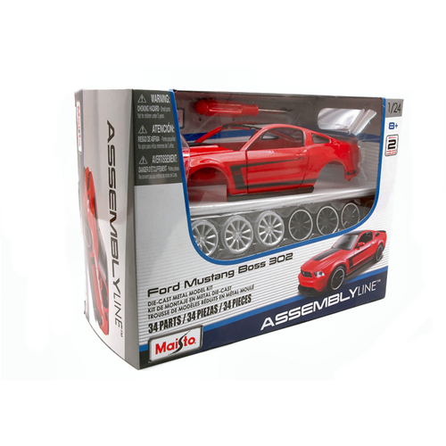 FORD MUSTANG BOSS 302 2012 KIT 1:24 Maisto Kit Auto Modellino