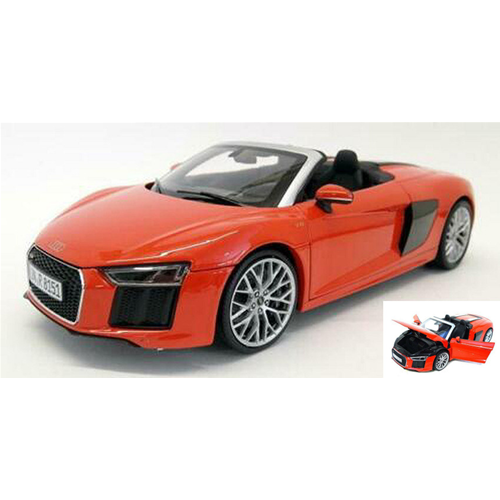 AUDI R8 SPYDER V10 DYNAMITE 2016 RED 1:18 Produttori Vari Auto Stradali Modellino