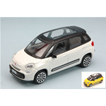 FIAT 500L 2012 YELLOW OR WHITE 1:43 Burago Auto Stradali Modellino
