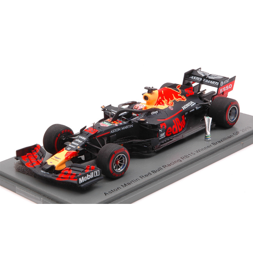 ASTON MARTIN RED BULL MAX VERSTAPPEN 2019 N.33 WINNER BRAZILIAN GP 1:43 Spark Model Formula 1 Modellino