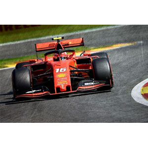 FERRARI SF90 CHARLES LECLERC 2019 N.16 WINNER BELGIUM 1:43 Looksmart Formula 1 Modellino