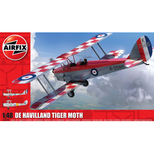 DE HAVILLAND D.H.82a TIGER MOTH KIT 1:48 Airfix Kit Aerei Modellino