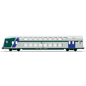 CARROZZA PILOTA DOPPIO PIANO FS TRENITALIA SCALA H0 1:87 Lima Treni Modellino