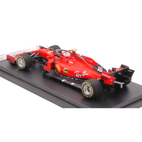FERRARI SF90 CHARLES LECLERC 2019 N.16 WINNER BELGIUM 1:43 Looksmart Formula 1 Modellino