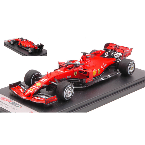 FERRARI SF90 SEBASTIAN VETTEL 2019 N.5 WINNER SINGAPORE GP 1:43 Looksmart Formula 1 Modellino