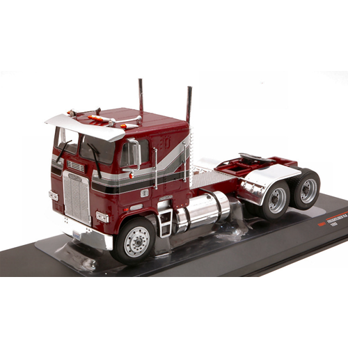 FREIGHTLINER FLA 1993 DARK RED 1:43 Ixo Model Camion Modellino