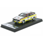 AUDI QUATTRO N.3 1st RALLY NEW ZEALAND 1984 STIG BLOMQVIST-CEDERBER 1:43 Trofeu Auto Rally Modellino