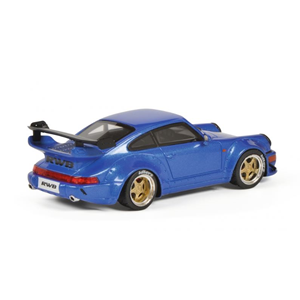 PORSCHE RAUH-WELT RWB 911 964 2000 BLUE 1:43 Schuco Auto Stradali Modellino