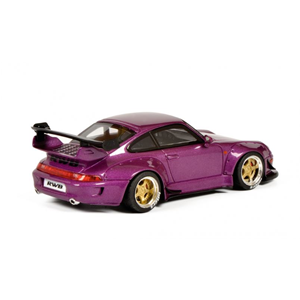 PORSCHE RAUH-WELT RWB 911 964 2000 PURPLE 1:43 Schuco Auto Stradali Modellino