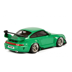 PORSCHE RAUH-WELT RWB 911 964 2000 GREEN 1:43 Schuco Auto Stradali Modellino