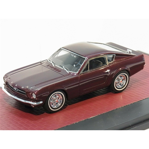 FORD MUSTANG FASTBACK SHORTY 1964 METALLIC RED 1:43 Matrix Scale Models Auto Stradali Modellino