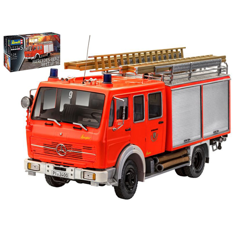 MERCEDES 1017 LF 16 POMPIERI KIT 1:24 Revell Kit Camion Modellino