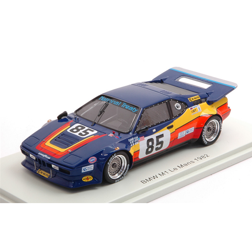BMW M1 N.85 ACCIDENT LE MANS 1982 T.GARCIA-F.STIFF-A.NAON 1:43 Spark Model Auto Competizione Modellino
