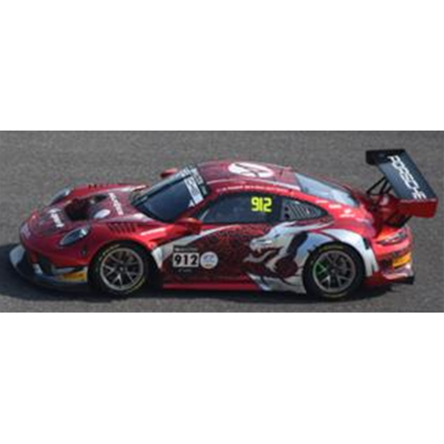PORSCHE 911 GT3 N.912 3rd 10 H SUZUKA 2019 OLSEN-CAMPBELL-WERNER 1:43 Spark Model Auto Competizione Modellino