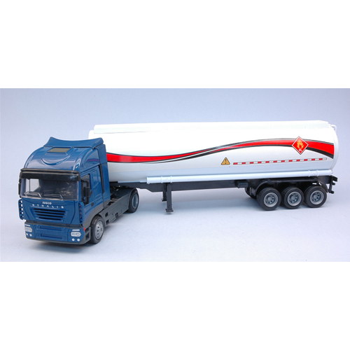 IVECO FIAT STRALIS 540 AUTOBOTTE 2009 BLUE1:43 New Ray Camion Modellino