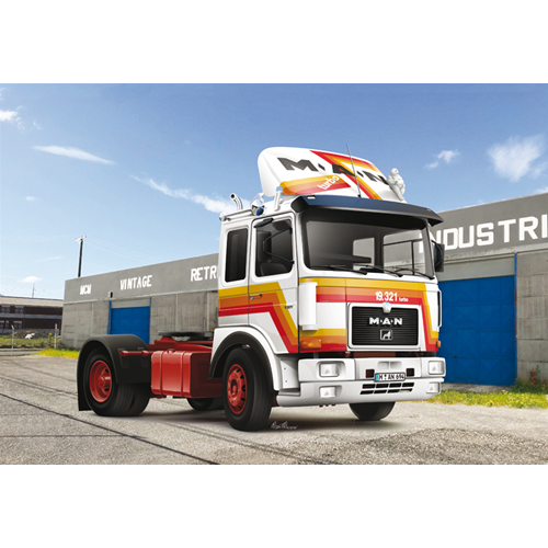 MAN F8 19.321 4x2 KIT 1:24 Italeri Kit Camion Modellino