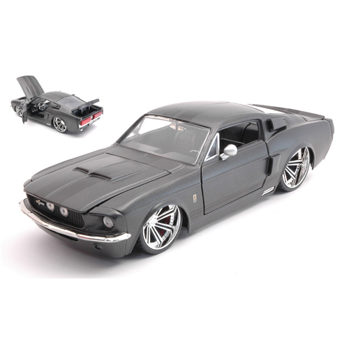 SHELBY GT500 1967 MATT DARK GREY 1:24 Jada Toys Tuning Modellino