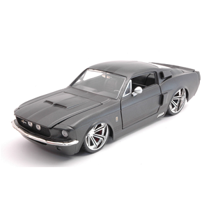 SHELBY GT500 1967 MATT DARK GREY 1:24 Jada Toys Tuning Modellino