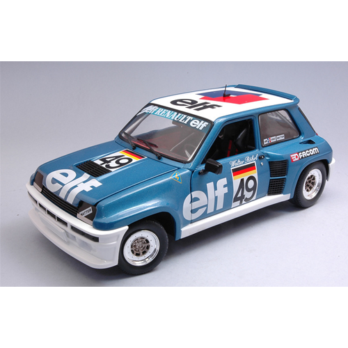 RENAULT 5 TURBO N.49 EUROPEAN CUP 1981 WALTER ROHRL 1:18 Solido Auto Rally Modellino