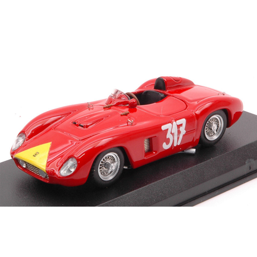 FERRARI 500 TR N.317 3rd GIRO DI SICILIA 1956 G.STARABBA 1:43 Art Model Auto Competizione Modellino