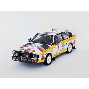 AUDI SPORT QUATTRO N.1 SAFARI RALLY 1985 MIKKOLA-HERTZ 1:43 Trofeu Auto Rally Modellino