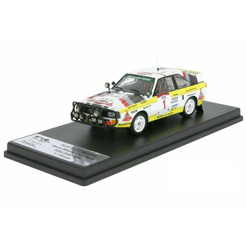 AUDI SPORT QUATTRO N.1 SAFARI RALLY 1985 MIKKOLA-HERTZ 1:43 Trofeu Auto Rally Modellino