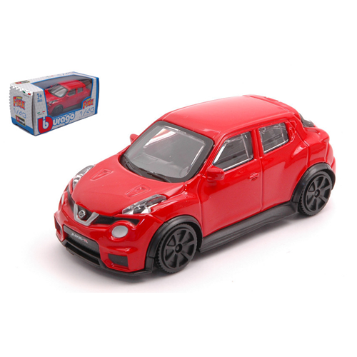 NISSAN JUKE R 2012 RED 1:43 Burago Auto Stradali Modellino