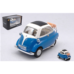 BMW ISETTA 250 1960 BLUE WHITE 1:43 Cararama Auto Stradali Modellino