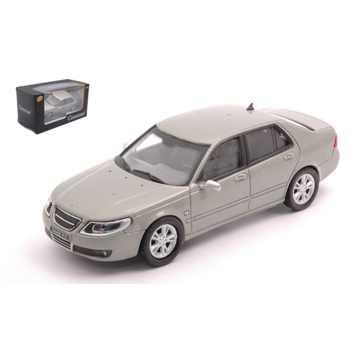 SAAB 9.5 AERO SEDAN 2007 SILVER 1:43 Cararama Auto Stradali Modellino