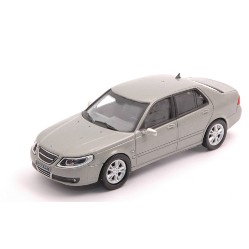 SAAB 9.5 AERO SEDAN 2007 SILVER 1:43 Cararama Auto Stradali Modellino