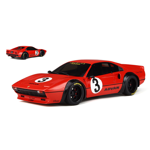 FERRARI LB WORKS 308 N.3 2018 ROSSO CORSA 1:18 GT Spirit Auto Stradali Modellino