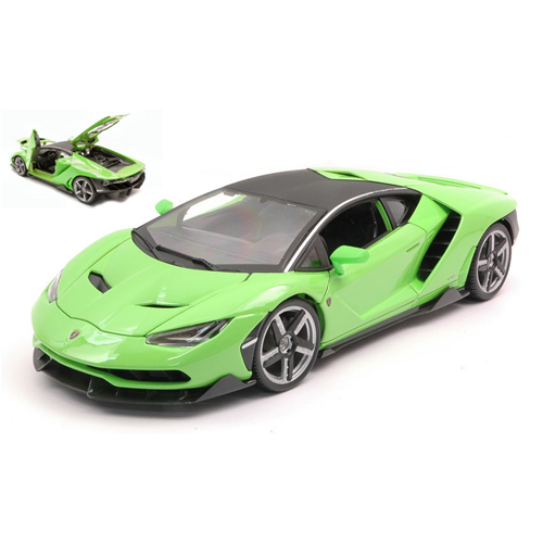 LAMBORGHINI CENTENARIO LP770-4 2016 GREEN 1:18 Maisto Auto Stradali Modellino