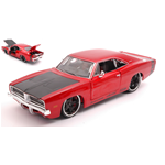 DODGE CHARGER R/T 1969 RED 1:24 Maisto Auto Stradali Modellino