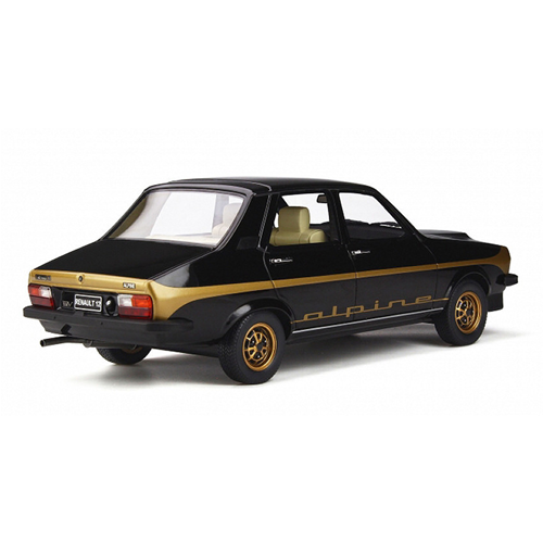 RENAULT 12 ALPINE 1978 BLACK 1:18 Ottomobile Auto Stradali Modellino