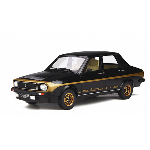 RENAULT 12 ALPINE 1978 BLACK 1:18 Ottomobile Auto Stradali Modellino