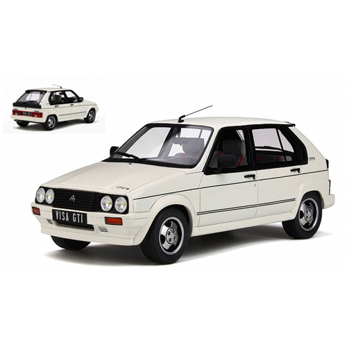 CITROEN VISA GTI 1984 WHITE 1:18 Ottomobile Auto Stradali Modellino