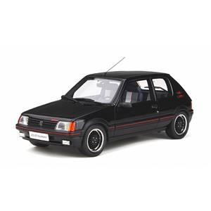 PEUGEOT 205 GTI GUTMANN 1988 BLACK 1:18 Ottomobile Auto Stradali Modellino