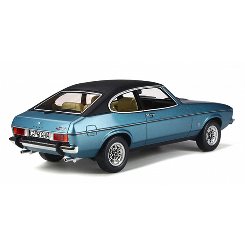 FORD CAPRI MK2 MIAMI POLY 1976 BLUE 1:18 Ottomobile Auto Stradali Modellino