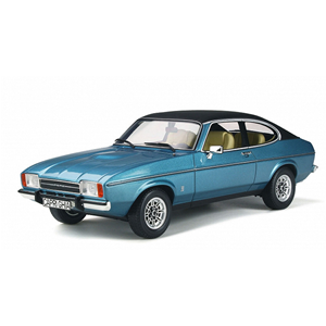 FORD CAPRI MK2 MIAMI POLY 1976 BLUE 1:18 Ottomobile Auto Stradali Modellino