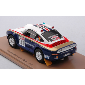 PORSCHE 959 N.186 PARIS DAKAR 1985 R.METGE-D.LEMOINE 1:43 Spark Model Auto Competizione Modellino
